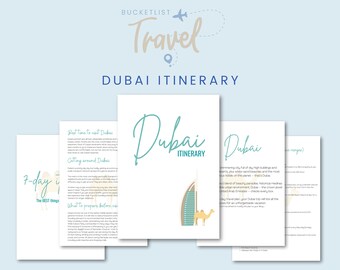 Dubai Itinerary