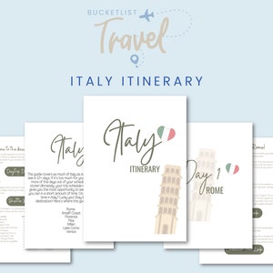 Italy Itinerary