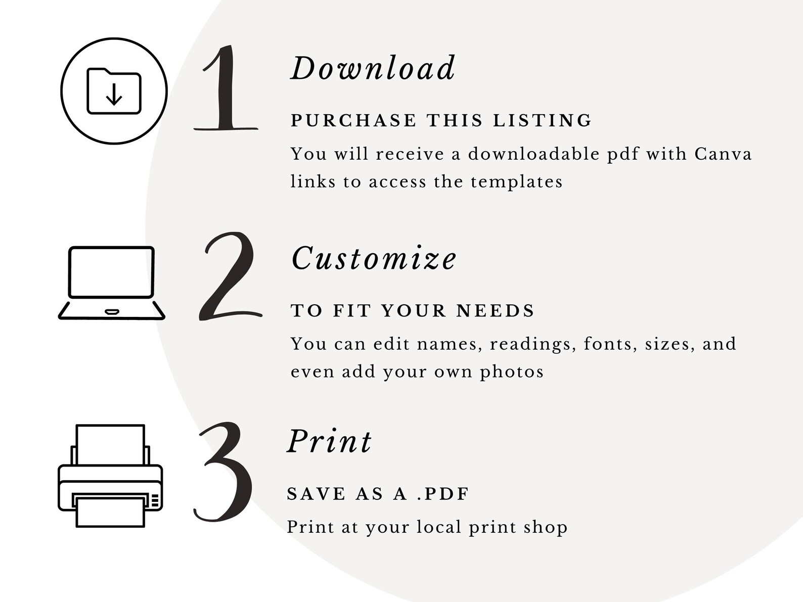 Catholic Wedding Program Full Liturgy Readings Explain Etsy