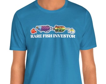 Rare Fish Investor WiiPlay Funny Shirt, Funny Fish Shirt, Sigma Grindset, Investor Gift, Fishing Gift, Gag Gift For Him, Funny Meme T-shirt