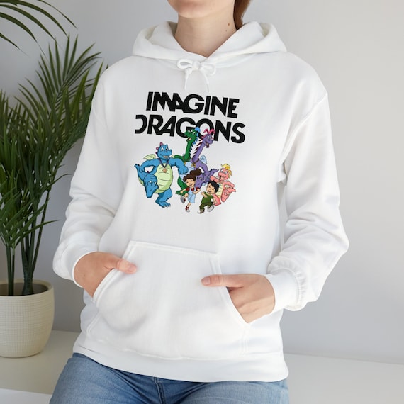 Dragon Tales Imagine Dragons Funny Hoodie 90s Cartoon Parody Hoodie Imagine Dragons Hoodie Rock Band Hoodie Funny Meme Sweatshirt Hoodie Etsy UK