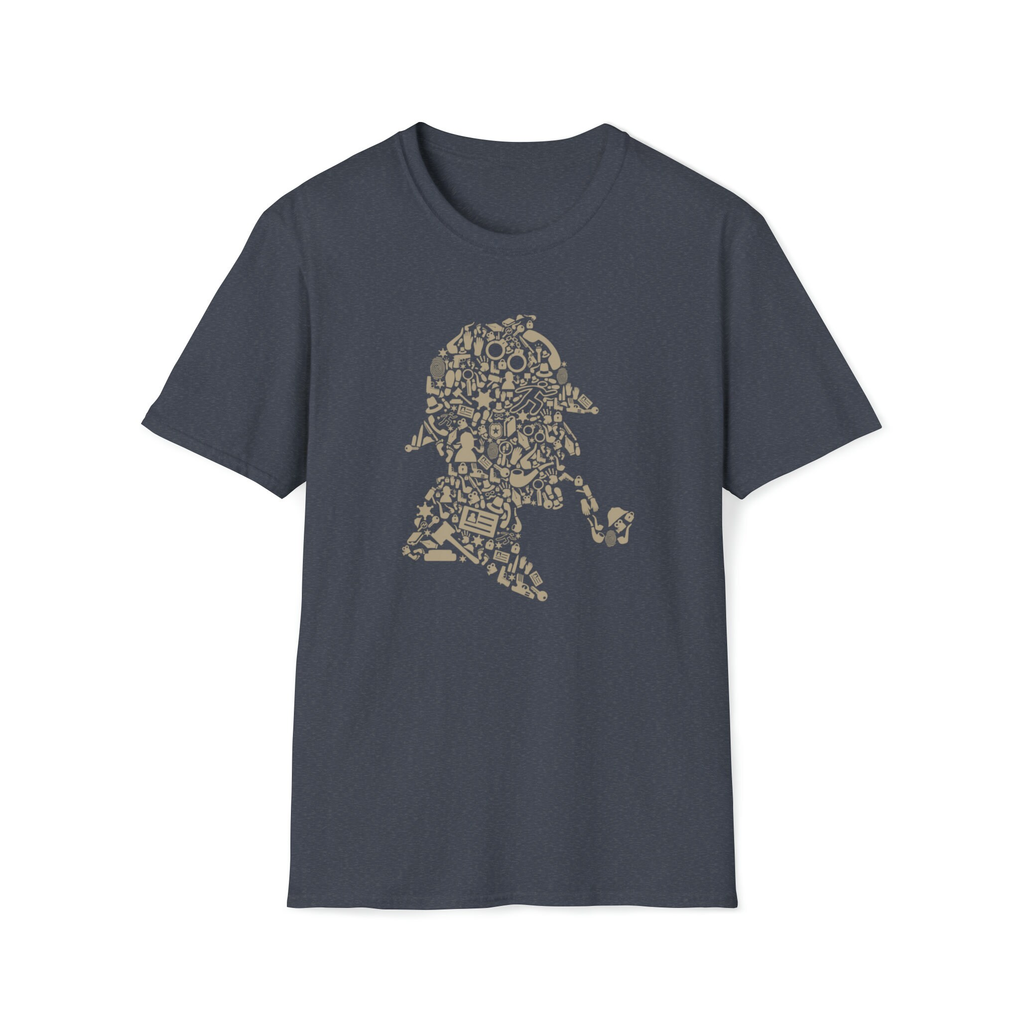 Women's T-Shirts [Out of Print] Arthur Conan Doyle / The Adventures of Sherlock Holmes Tee (Charcoal) (Womens) Sherlock Holmes Women's Tee - Storiarts