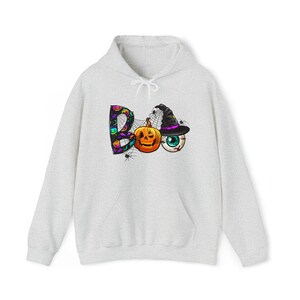 Halloween Boo Eyeball | Unisex Hooded Hoodie Sweatshirt | Embrace Your Vibe