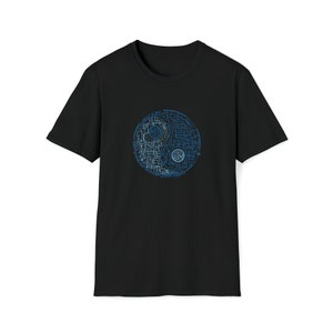 Electronic Yin Yang Balance | Abstract | Minimalist | Modern | Unisex Soft Style Tee T-Shirt | Embrace Your Vibe