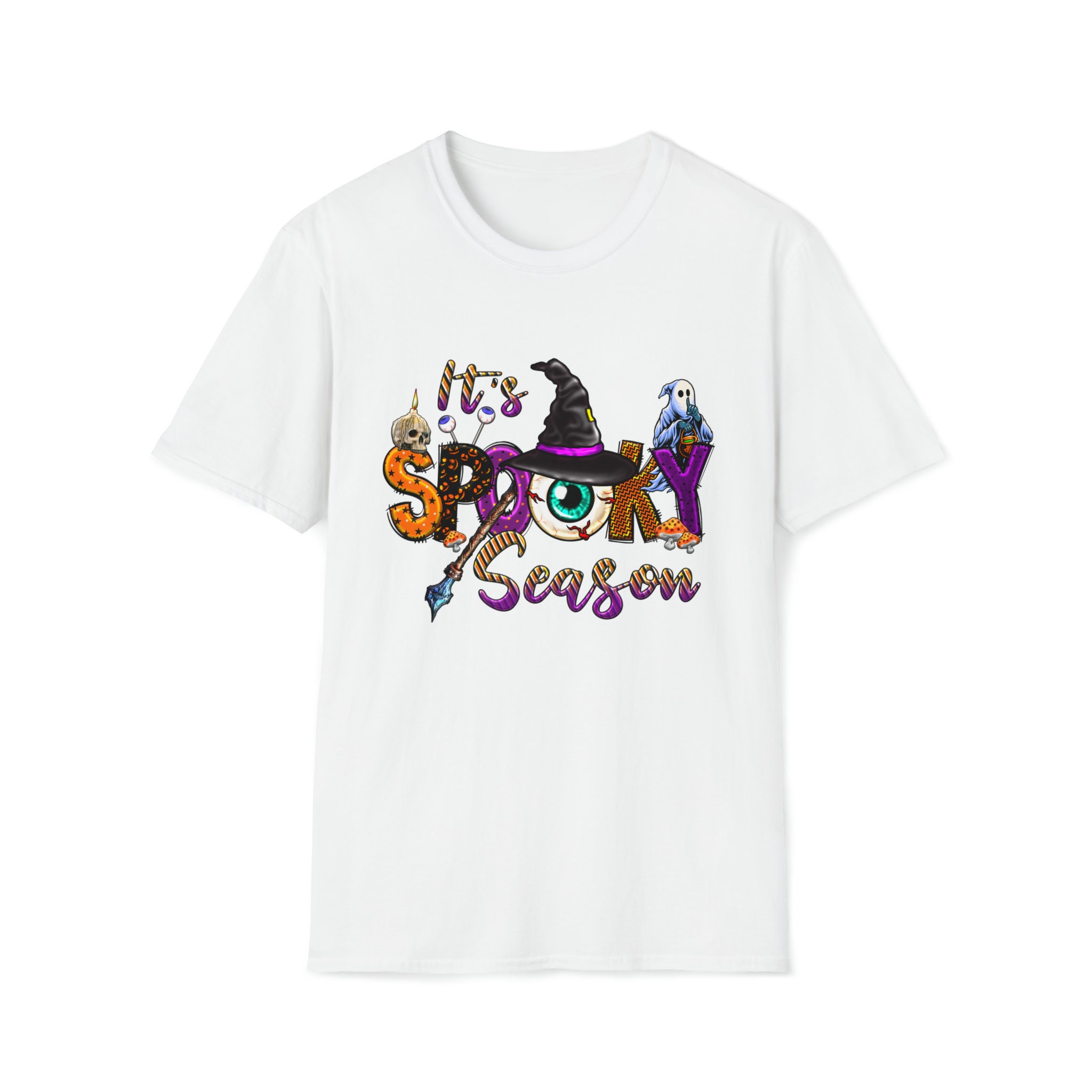 Halloween Its Spooky Season | Unisex Soft Style Tee T-Shirt | Embrace Your Vibe