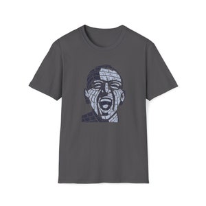 Calligram Word Design Chester Bennington | Unisex Soft Style Tee T-Shirt | Embrace Your Vibe