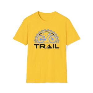 MTB Mountain Bike Trail Biking Sprocket | Unisex Soft Style Tee T-Shirt | Embrace Your Vibe