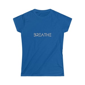 Breath Yoga Meditation Life | T-Shirt - Women&#39;s Soft style Tee | Embrace Your Vibe