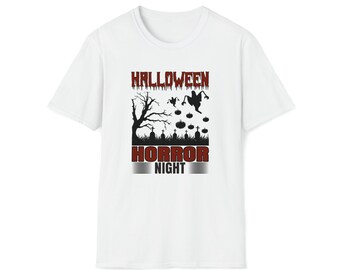 Halloween Horror Night | Unisex Soft Style Tee T-Shirt | Embrace Your Vibe