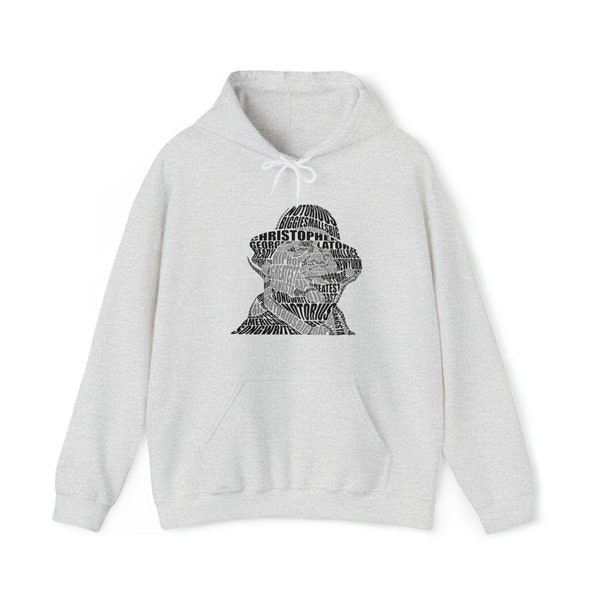 Calligram Notorious Big | Unisex Hooded Hoodie Sweatshirt | Embrace Your Vibe