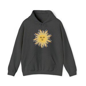Sun Face Sunshine | Unisex Hooded Hoodie Sweatshirt | Embrace Your Vibe