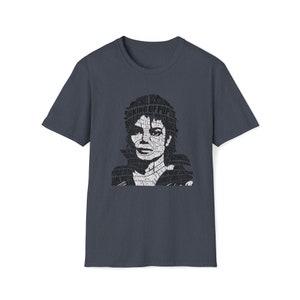 Calligram Michael Jackson | Unisex Soft Style Tee T-Shirt | Embrace Your Vibe