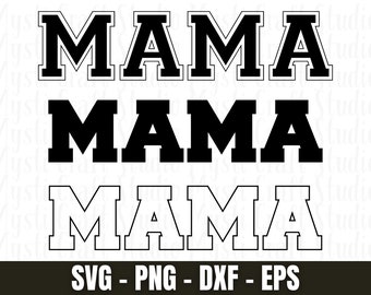 Mama Varsity, Mama Varsity SVG, Mama Varsity PNG, Mama Varsity Letters, Mama Svg, Mama Varsity Curved Svg, Mama Varsity Font Svg, Varsity