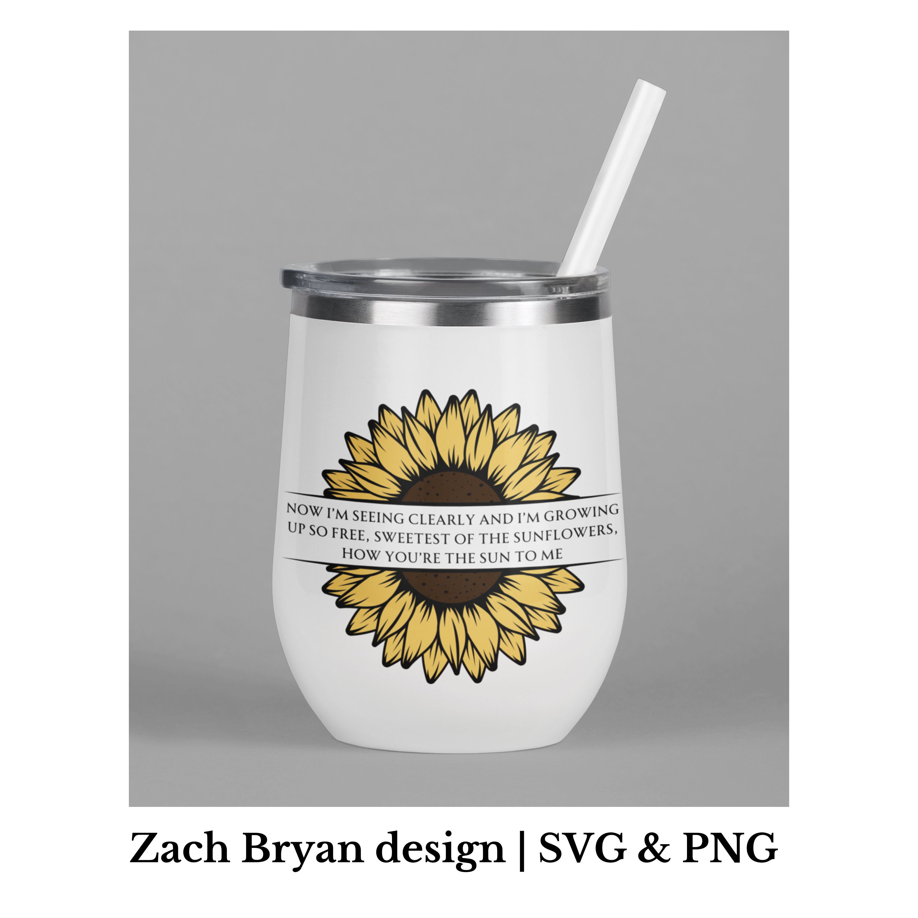 Zach Bryan Sunflower SVG PNG Design Sunflower Tees Cowgirl Etsy