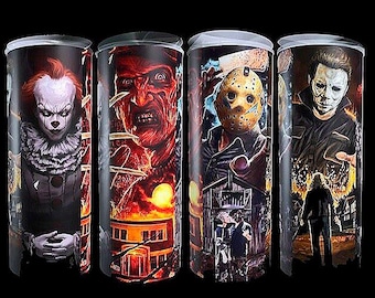 Horror Movie Stainless Steel 20oz Tumbler, Double-Walled Insulated Drinkware