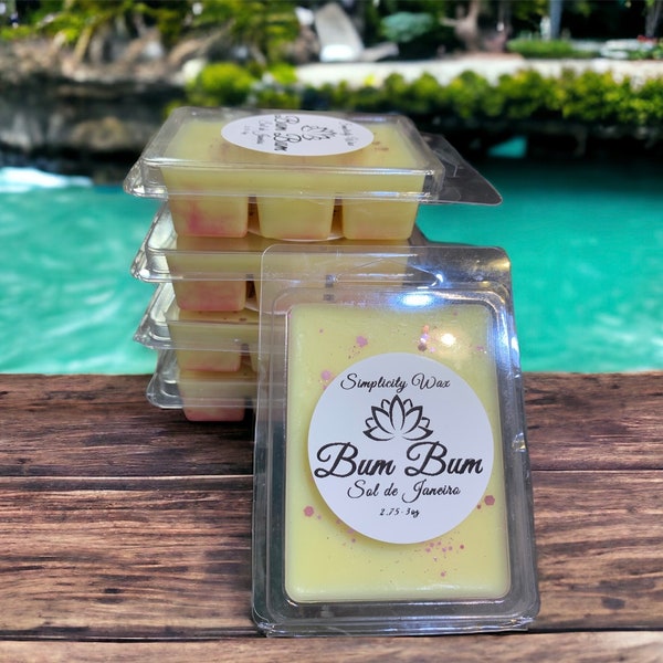 BumBum Scented Wax Melts, Soy Wax Melts For Wax Warmer, Sol De Janiero