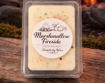 Marshmallow Fireside Scented Wax Melt-BBW Type-Soy Wax Melts For Wax Warmer-Gift For Her-Housewarming Present-Tealight Warmer-Fall Vibes