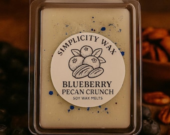 Blueberry Pecan Crunch  Scented Wax Melts- Soy Wax Melts For Wax Warmer-Bakery Scents-Gift For Her-Housewarming Gift