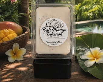 Bali Mango Infusion  Wax Melts | Tropical Creamy Scent, Hand-Poured Soy Wax