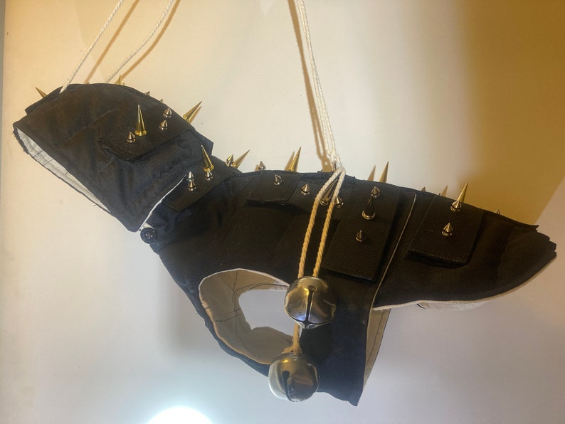 Dog, Puppy, Predator Protection, Water Resistant, Quilted, Spiked