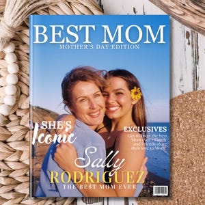 Rivista per la festa della mamma, regalo migliore per la mamma, idee regalo per la prima volta per la mamma, regalo di compleanno per la mamma, regalo di compleanno per la mamma, primo regalo per la festa della mamma, 40 pagine