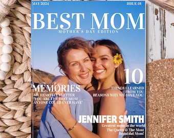 Mothers Day Magazine, Best Mom Gift, First Time Mom Gift Ideas, Mom Birthday Gift, Birthday Gift for Mom, First Mothers Day Gift, 32 pages