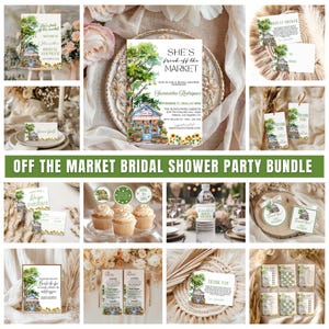Fresh Off the Market Bridal Shower Bundle, Farmers Shower Invite