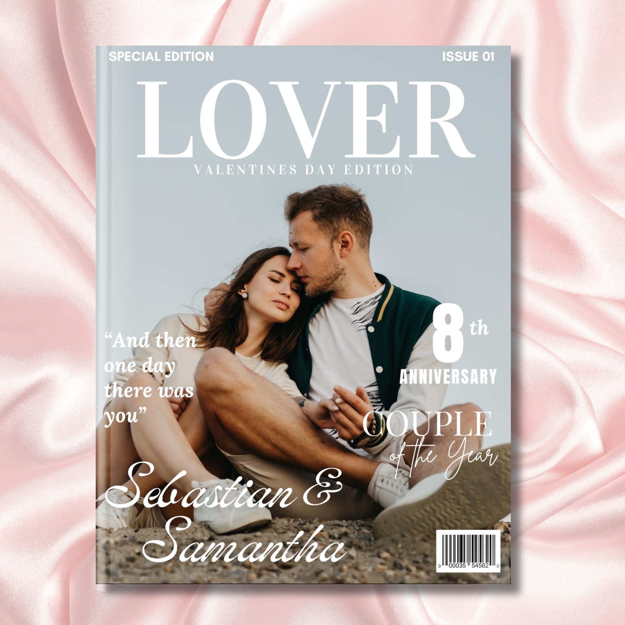 記念日雑誌、バレンタインデー雑誌、カップル雑誌テンプレート