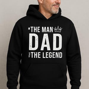 The man myth legend Mens Hoodie | Father&#39;s Day Gift | Men&#39;s Hoodie | Gift for Him