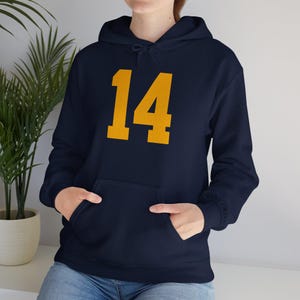 Christy hoodie navy and grey hotsell