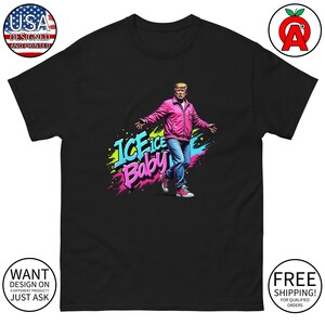 Donald Trump Support ICE T-shirt - Adult Unisex - Gifts for Trump Supporters, ICE Supporters, Conservatives, Republicans