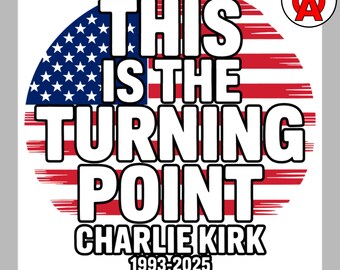 Patriotic Memorial Vinyl Sticker, Political Tribute Decal, Conservative Legacy Statement, Laptop Car Window Decal