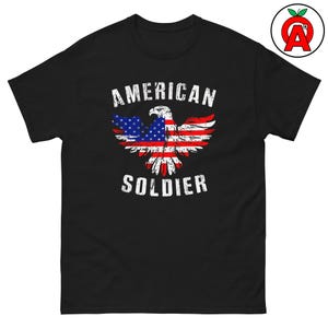 Patriotic American Soldier Tee for Veterans & Conservatives - USA Pride Christian Support Unisex Shirt with Powerful Message
