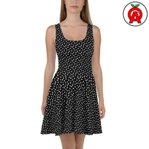 Space Skater Dress, Galaxy Women's Sundress, Alien A-Line Gift, Ufo Sleeveless Outfit, Extraterrestrial Casual Dress, Boho Design, UPF50+