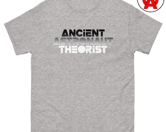 Ancient Astronaut Theorist T-Shirt, UFO Enthusiast Unisex Tee, Alien Theory Graphic Shirt, Paranormal Research Gift