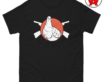 T-shirt för skytteidrottare - Unisex T-shirt, Rolig grafisk T-shirt, Trap Shooting T-shirt, Skeet Shooting T-shirt, Lerduve T-shirt, Hagelgevär