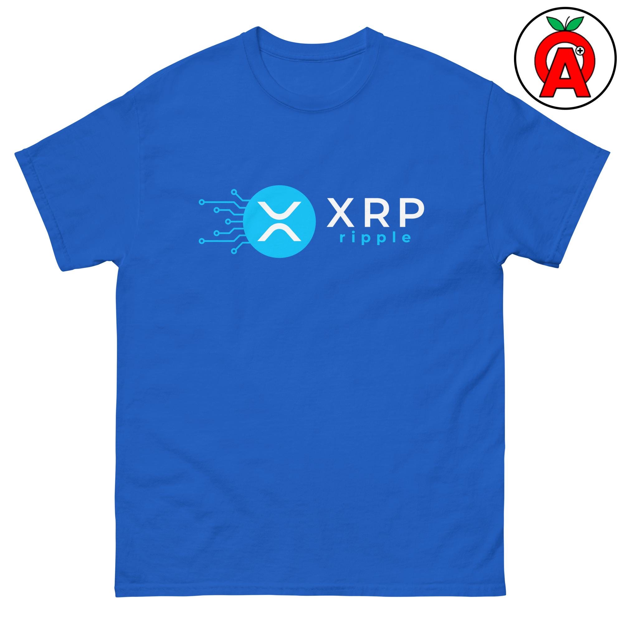 XRP リップルロゴ Tシャツ 暗号通貨投資家グラフィックTシャツ - 大人用 ユニセックス -  暗号通貨トレーダー、ブロックチェーン愛好家、XRP保有者へのギフト - Etsy 日本