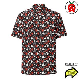 Poker Hawaiian Shirt, Casino Button Down, Blackjack Aloha Shirt, Playing Cards Button Up, High Roller Beach Top, Card Shark Camp Shirt