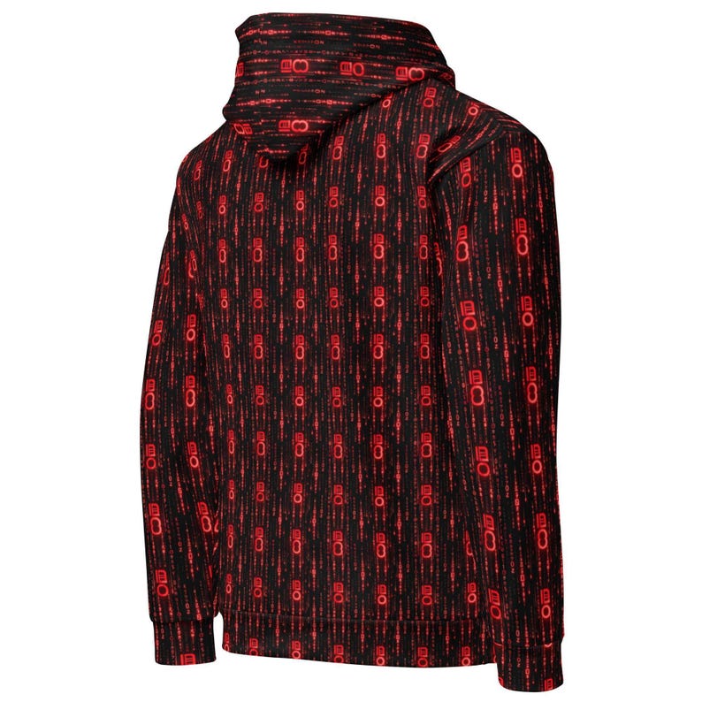 Binary Code Hoodie — IT Professional Gift | Tech Lover Present | Coder Gift | Programmer Gift | Tech enthusiast Gift | Coder Programmer | Tech Enthusiast Top | Digital Pattern Top | Software Developer | Computer Code Print | Programmer Birthday