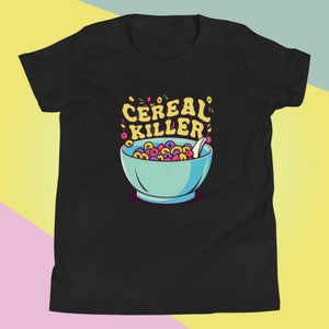 Cereal Killer Youth Shirt - Fun  Playful Design for Kids
