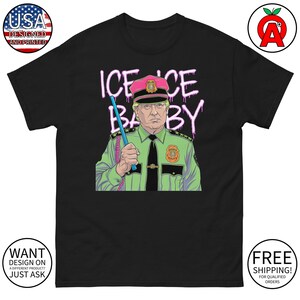 Donald Trump Support ICE T-shirt - Adult Unisex - Gifts for Conservatives, Trump Supporters, ICE Advocates, Patriotic Americans
