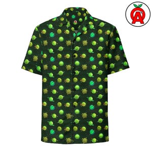 Extraterrestrische Fashion Statement Button-Up Shirt für Sci-Fi Fans & UFO-Enthusiasten Button Up Hawaiian Shirt Relaxed Fit Button Up