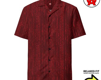 Programming Hawaiian Shirt, Code Aloha Shirt, Binary Button Down, Developer Camp Shirt, Hacker Beach Top, Tech Vacation Shirt
