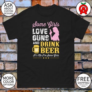 Gun-Loving Girls Unite Statement Tee for 2nd Amendment Supporters - Mens Womens Unisex Shirt