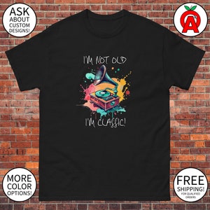 Camiseta de tocadiscos de acuarela - Diseño clásico unisex - o