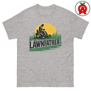 The Lawn Father Adult Unisex Shirt, Funny Grass Cutting Tee, Gifts for Landscapers, Lawn Lovers, Yard Enthusiasts
