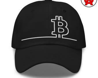 Cryptocurrency Dad Hat, Blockchain Technology Baseball Cap, Digital Currency Embroidered Hat, Crypto Trader Low Profile Cap