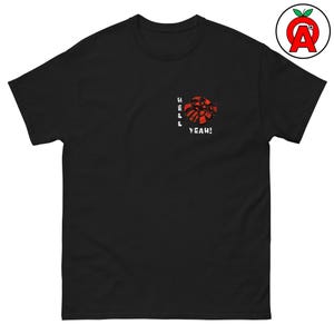 Camiseta clássica unissex para adultos "Hell Yeah Broken Clay Pigeon", presente para atiradores de prato, entusiastas de tiro ao prato e competidores esportivos.