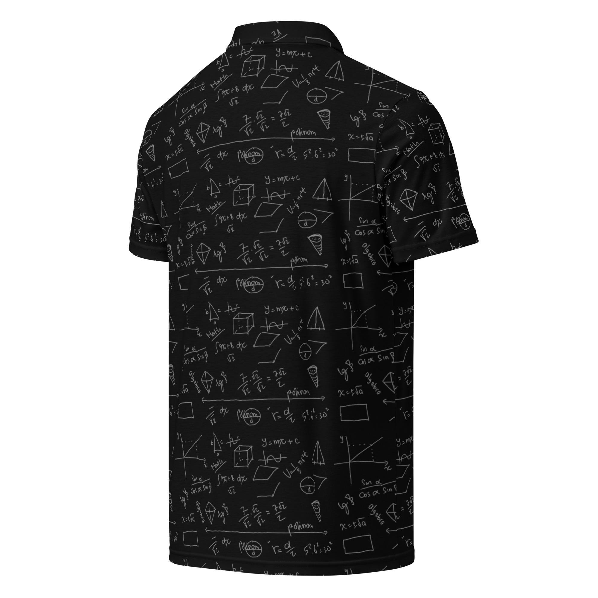 Polo Type Math Math Equations Polo Shirt, Slim Fit, Golf Shirt, Tennis Top, Athletic ...