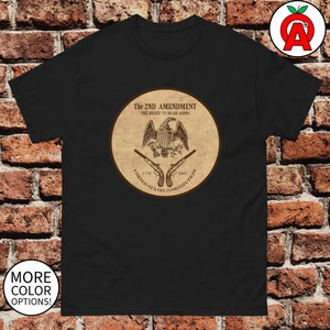 American Eagle Defender  Second Amendment Shirt  Unisex Pro-Gun Tee